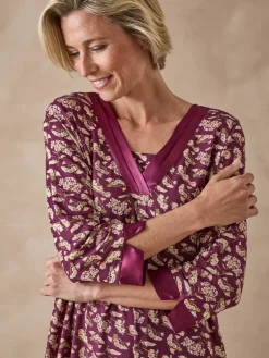 Chemise de nuit longue fluide