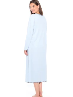 Chemise de nuit longue, interlock