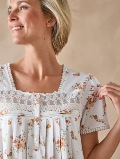 Chemise de nuit maille pur coton