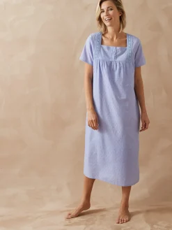 Chemise de nuit plumetis