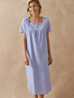Chemise de nuit plumetis