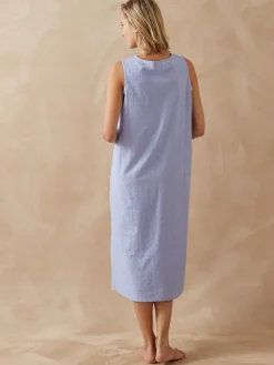 Chemise de nuit plumetis larges bretelle