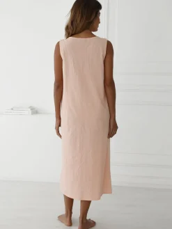 Chemise de nuit plumetis larges bretelle