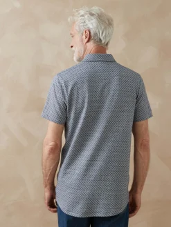 Chemise en maille jacquard