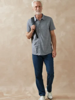 Chemise en maille jacquard