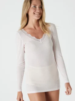 Chemise manches longues avec laine