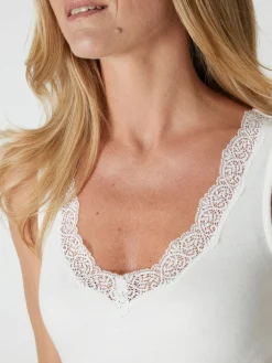 Chemise sans manches 20% laine