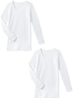 Chemises manches longues lot de 2