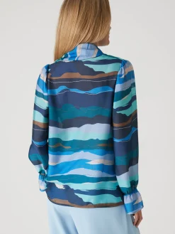 Chemisier à lavallière amovible