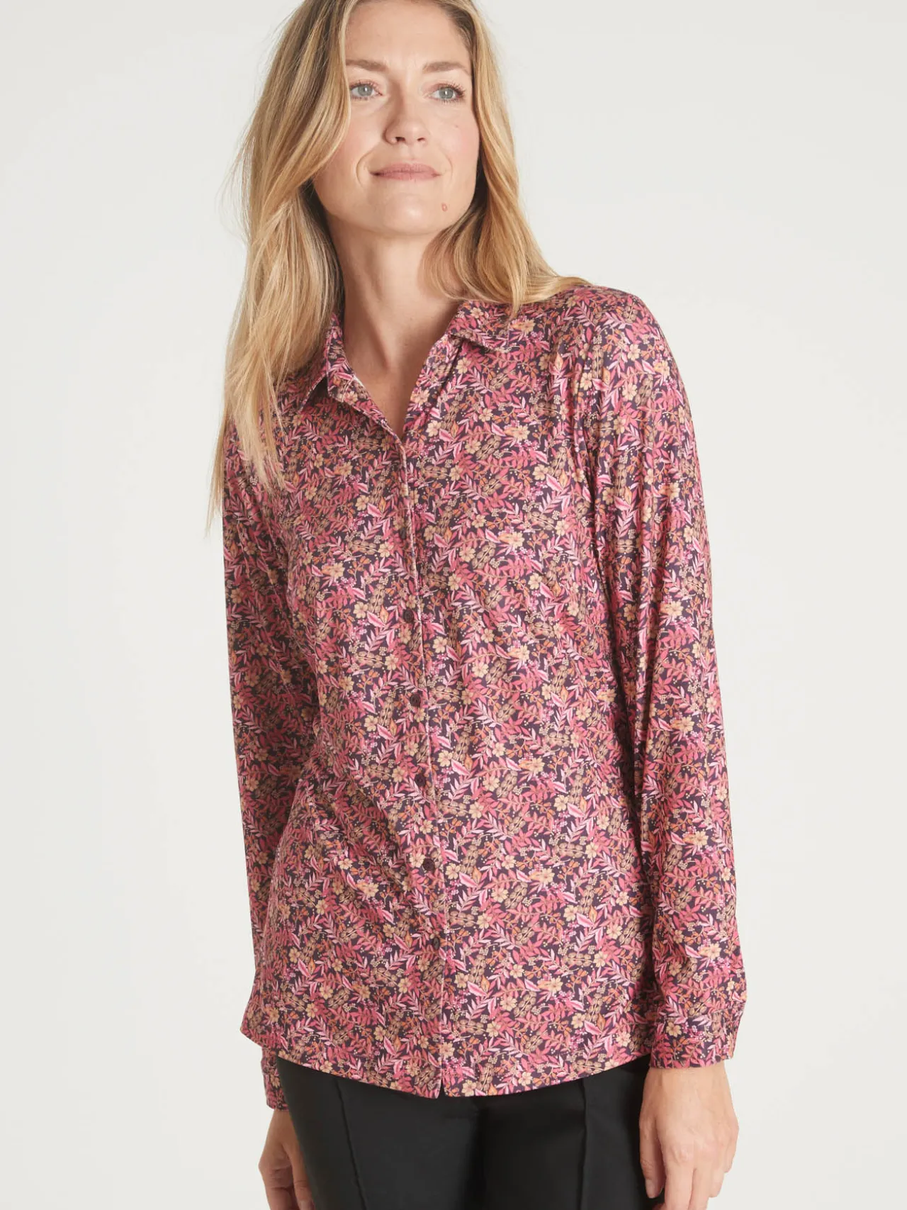 Chemisier chaud en maille