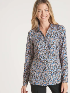 Chemisier chaud en maille