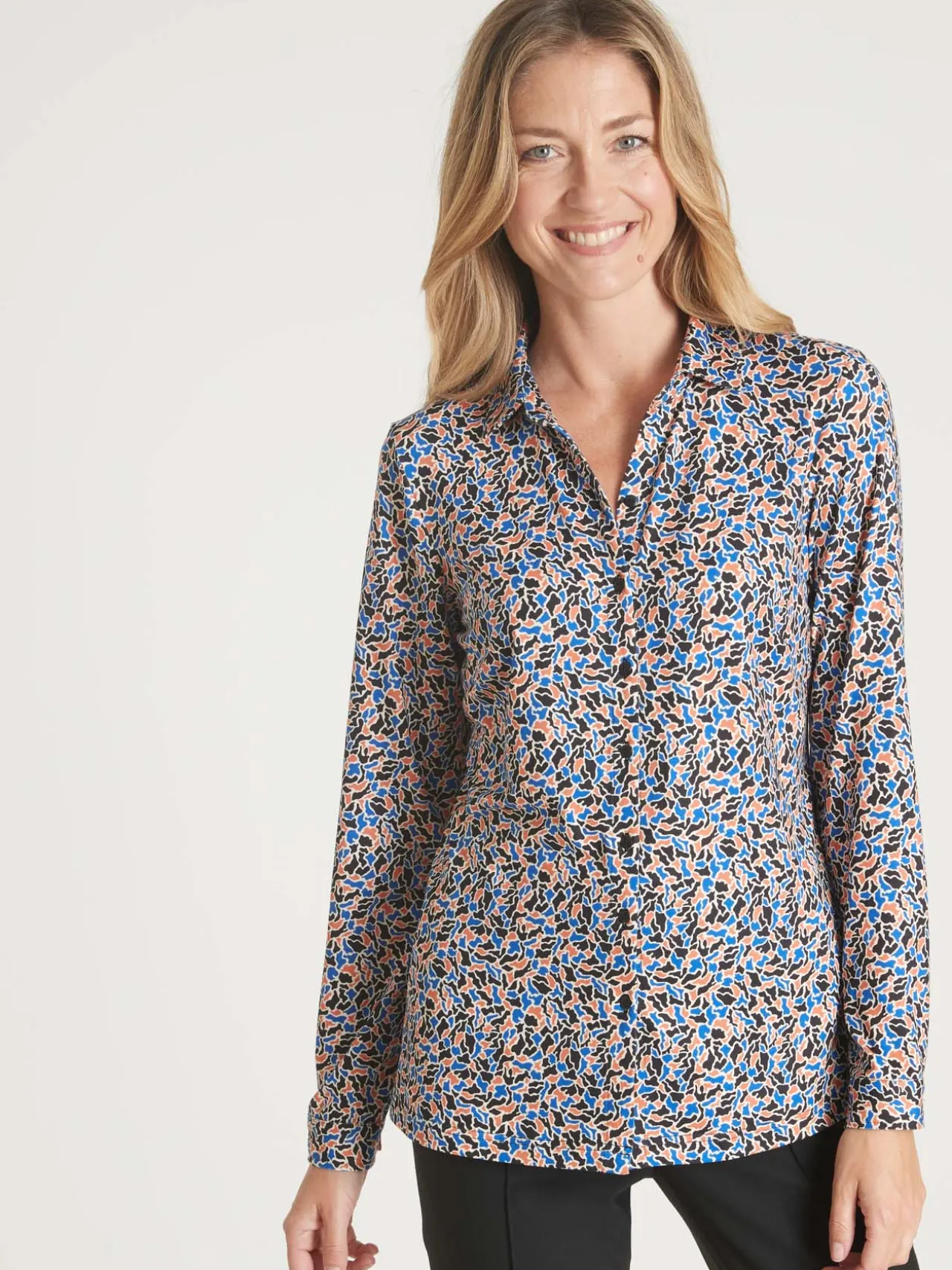 Chemisier chaud en maille