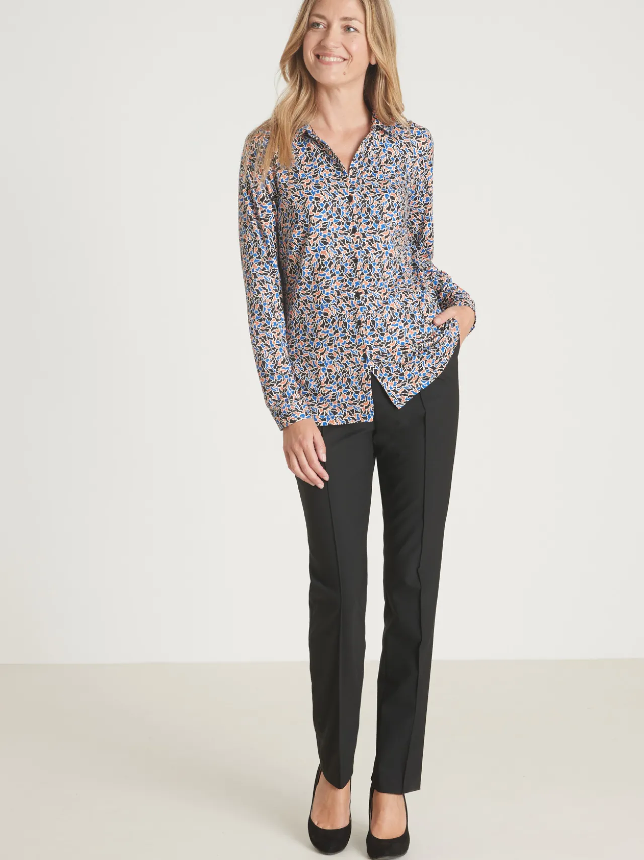 Chemisier chaud en maille