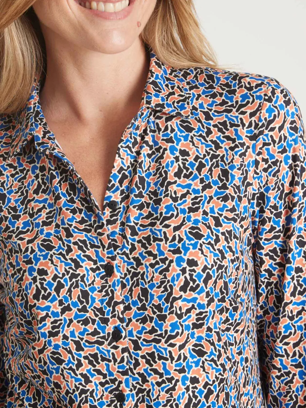 Chemisier chaud en maille