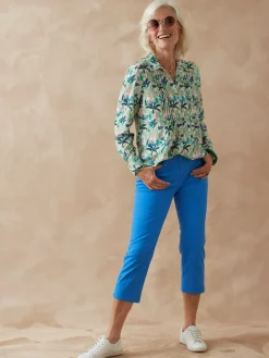 Chemisier effet plastron manches longues