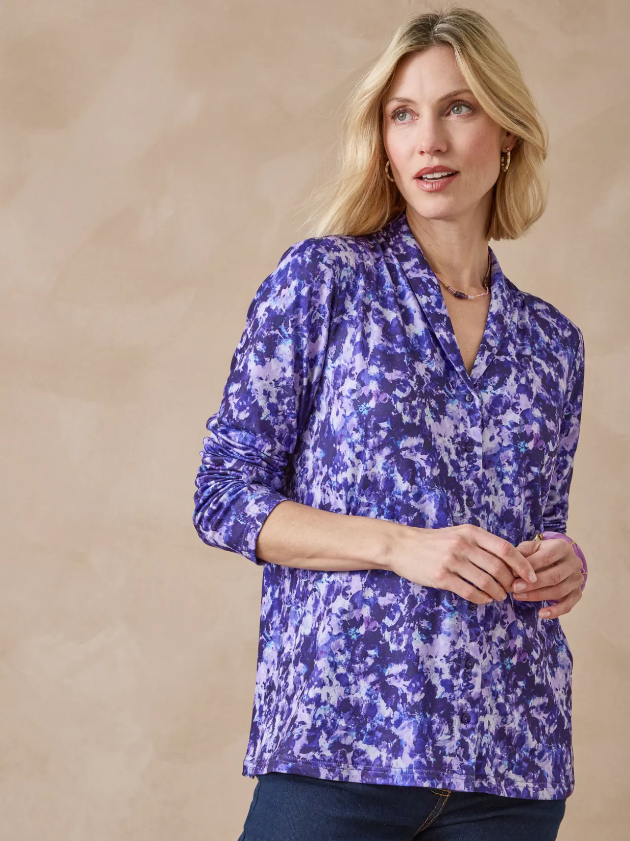 Chemisier en maille chaude