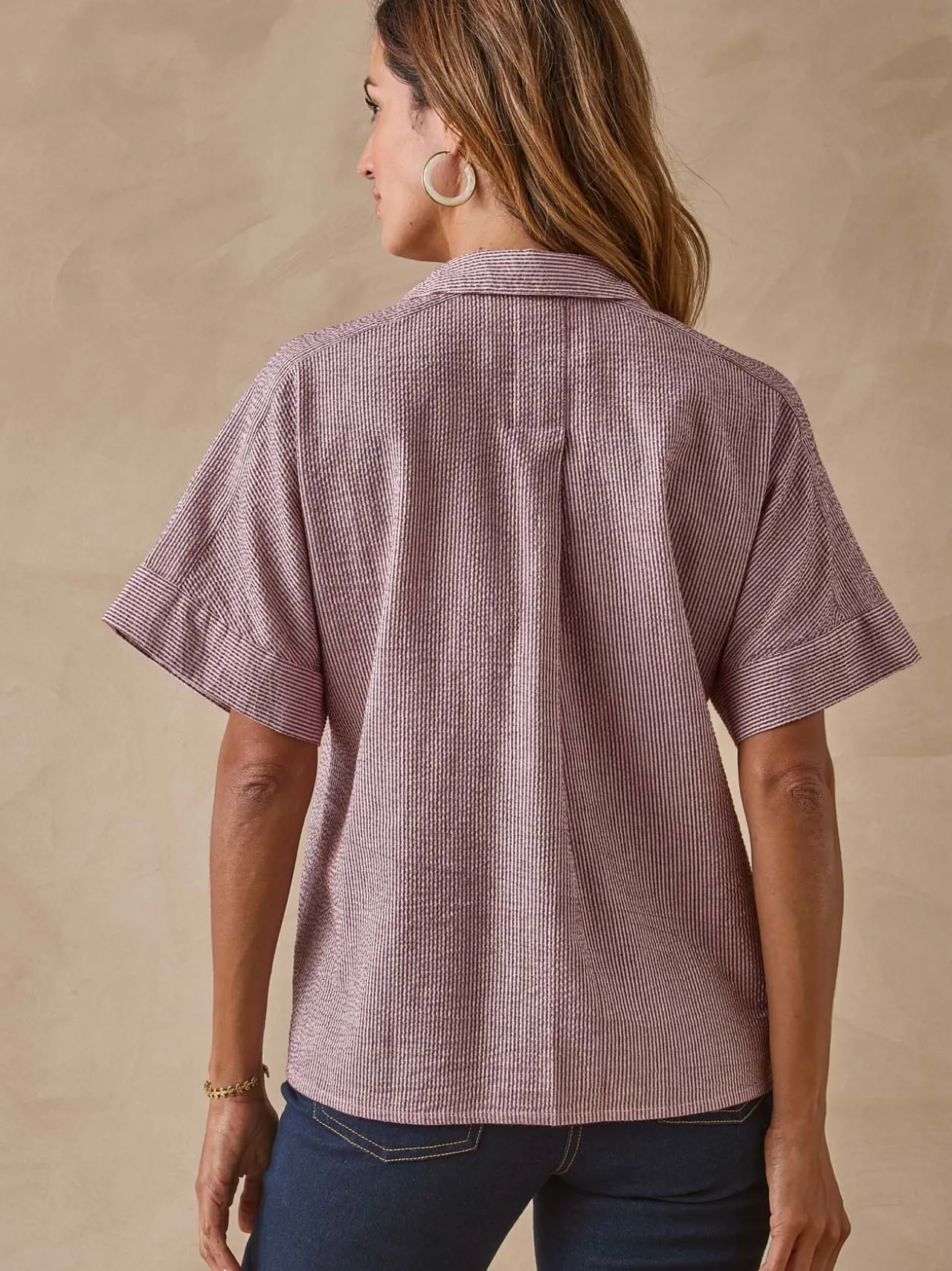 Chemisier en seersucker