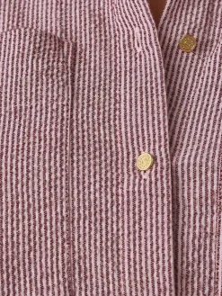 Chemisier en seersucker