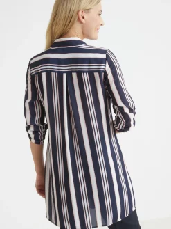 Chemisier fluide long. 85 cm