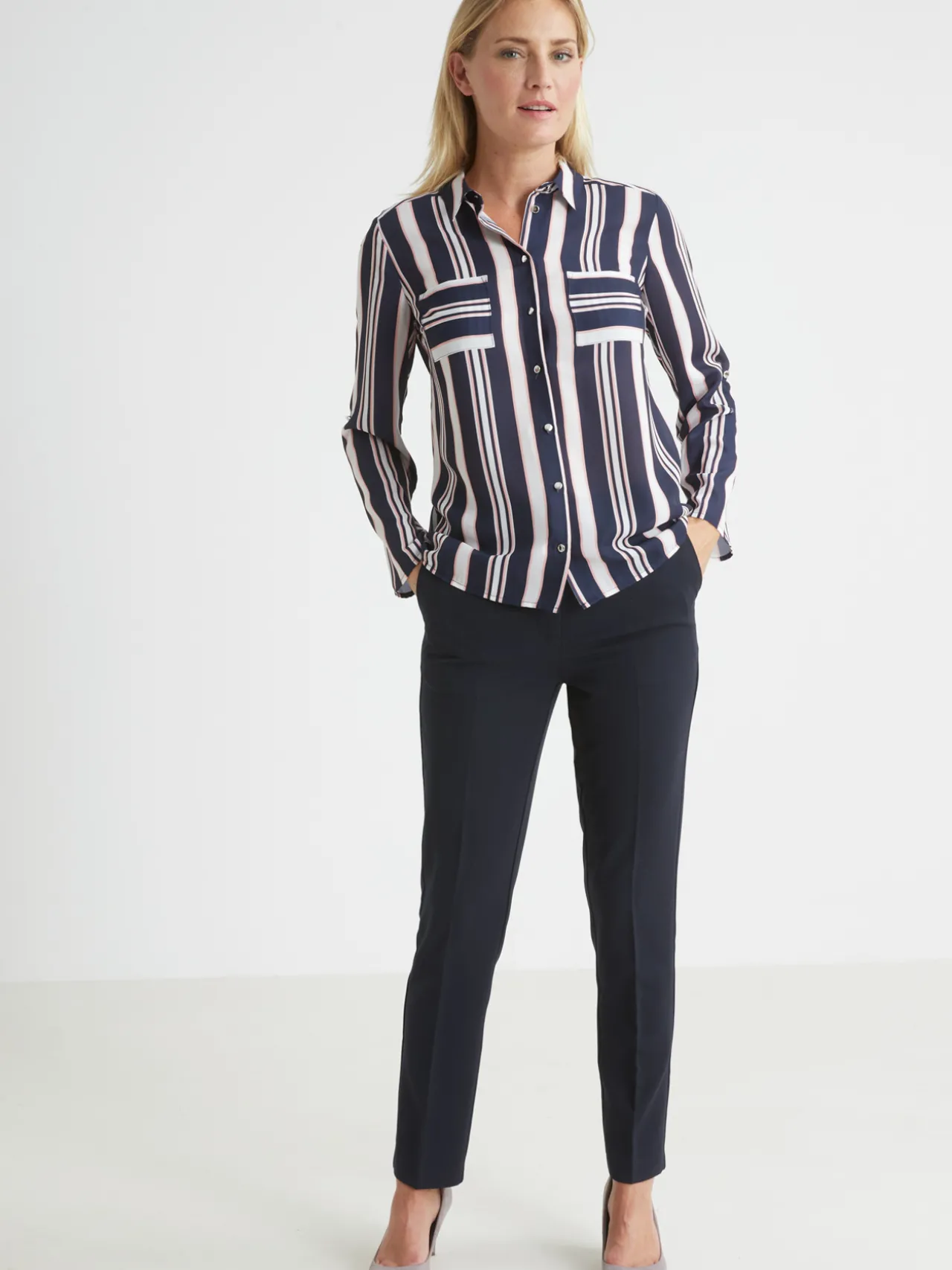 Chemisier fluide long. 65cm