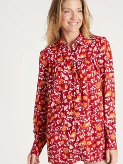 Chemisier long ample spécial ventre rond