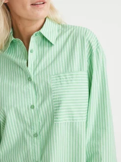 Chemisier long pur coton