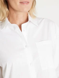 Chemisier long pur coton