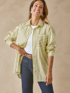 Chemisier long pur coton