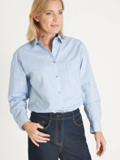 Chemisier long pur coton