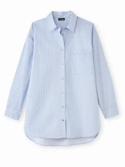 Chemisier long pur coton