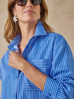 Chemisier long pur coton