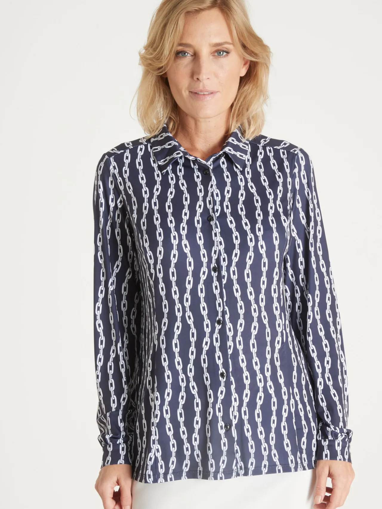 Chemisier manches longues en maille