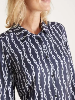 Chemisier manches longues en maille