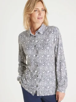 Chemisier manches longues en maille