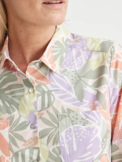 Chemisier manches retroussables