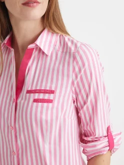 Chemisier pur coton poitrine généreuse