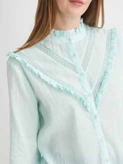 Chemisier romantique à volants