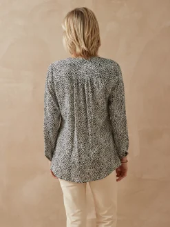 Chemisier tunique à petits plis