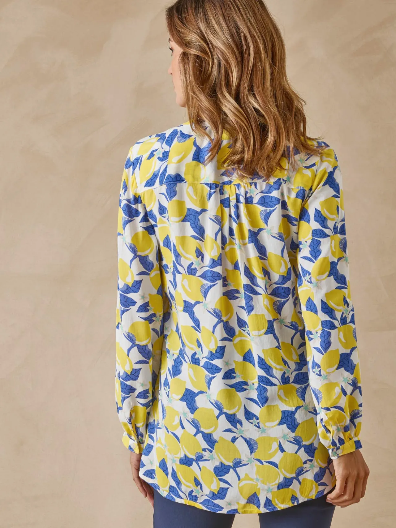 Chemisier tunique à petits plis