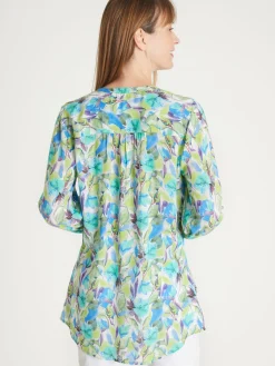 Chemisier tunique à petits plis