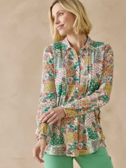 Chemisier tunique en maille fluide