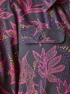 Chemisier tunique manches retroussables