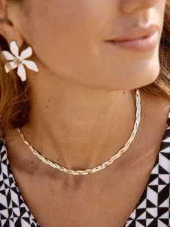 Collier maille entrelacée