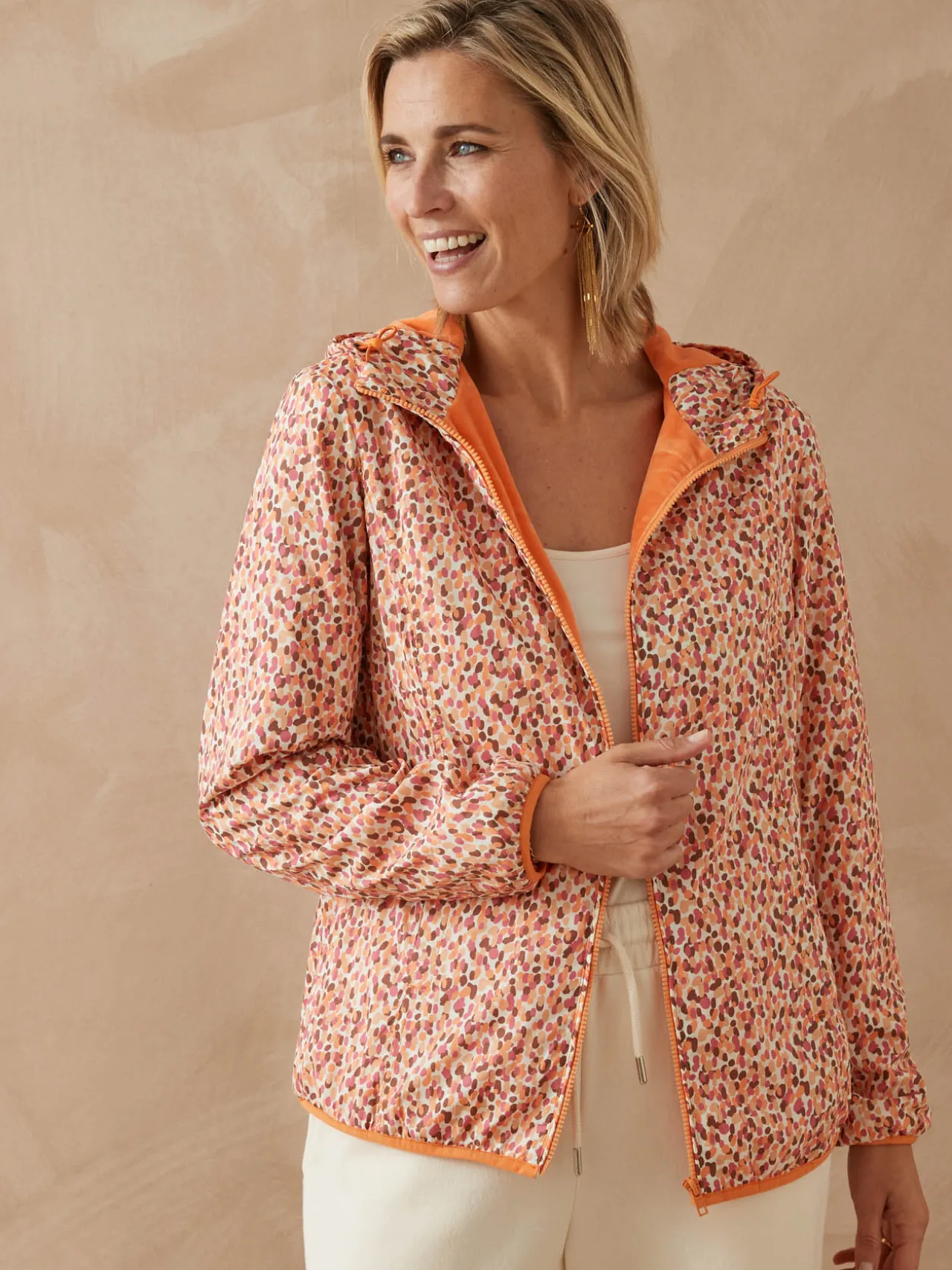 Coupe-vent doublé polaire