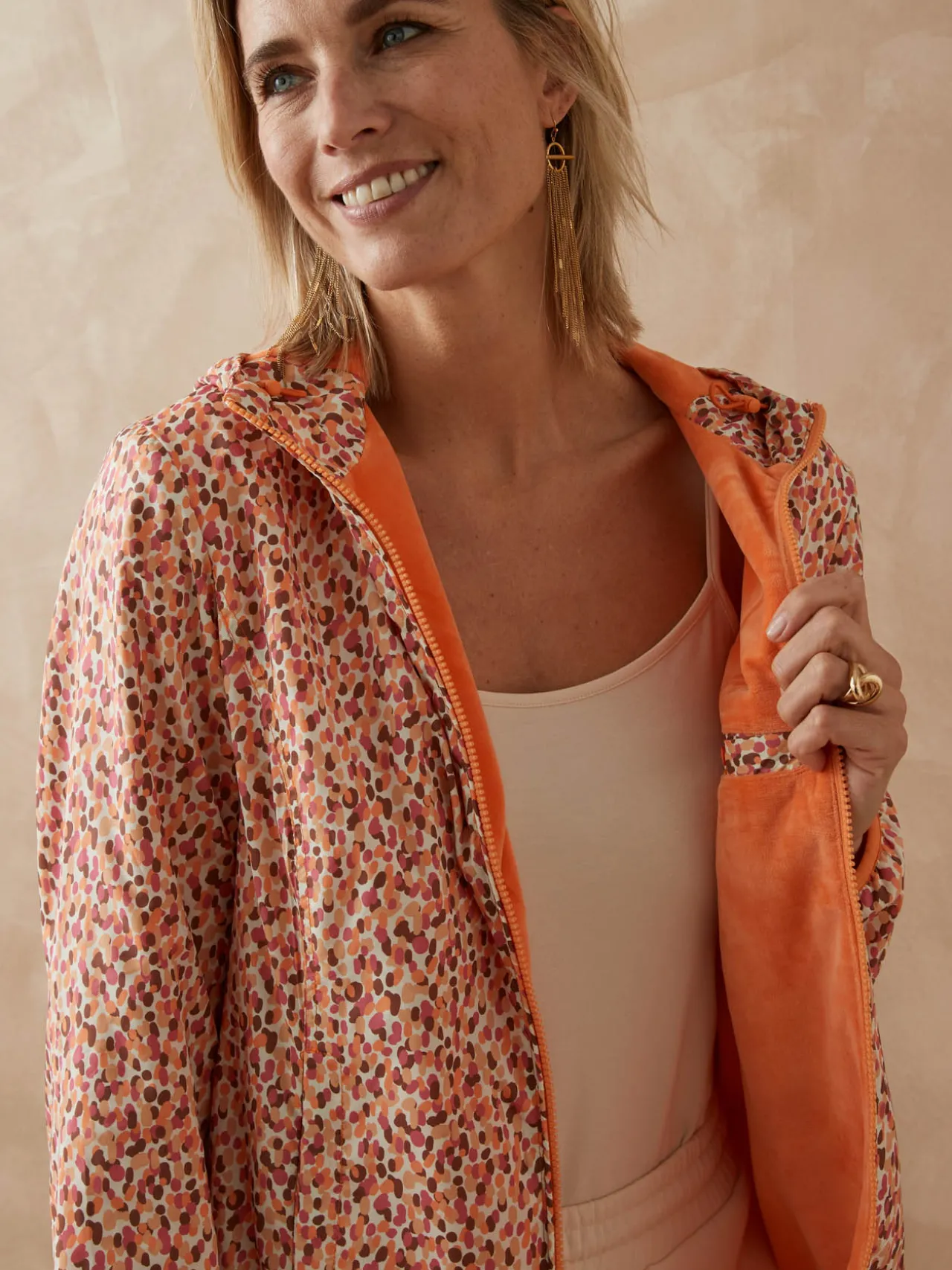 Coupe-vent doublé polaire