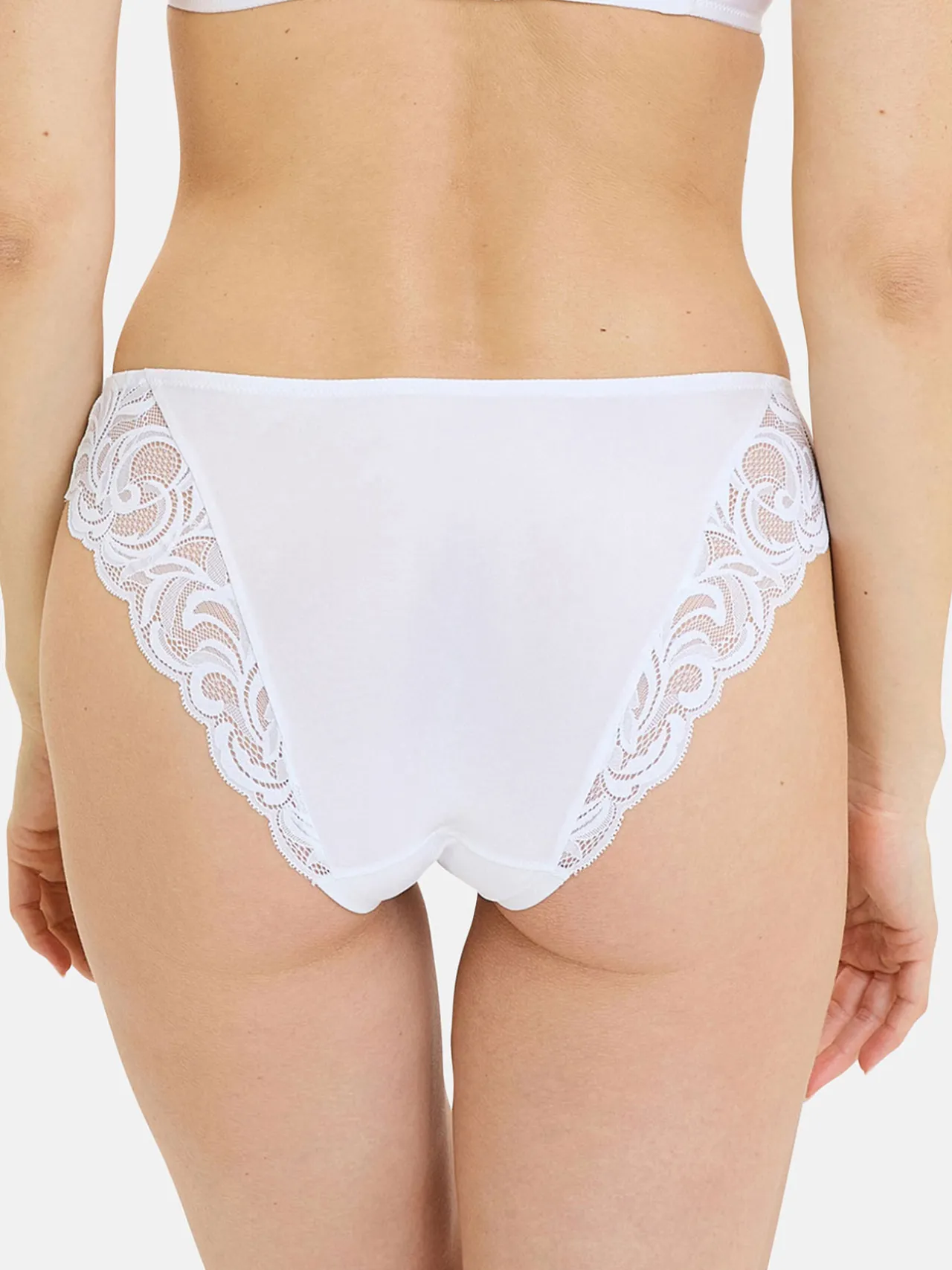 Culotte dentelle et microfibre