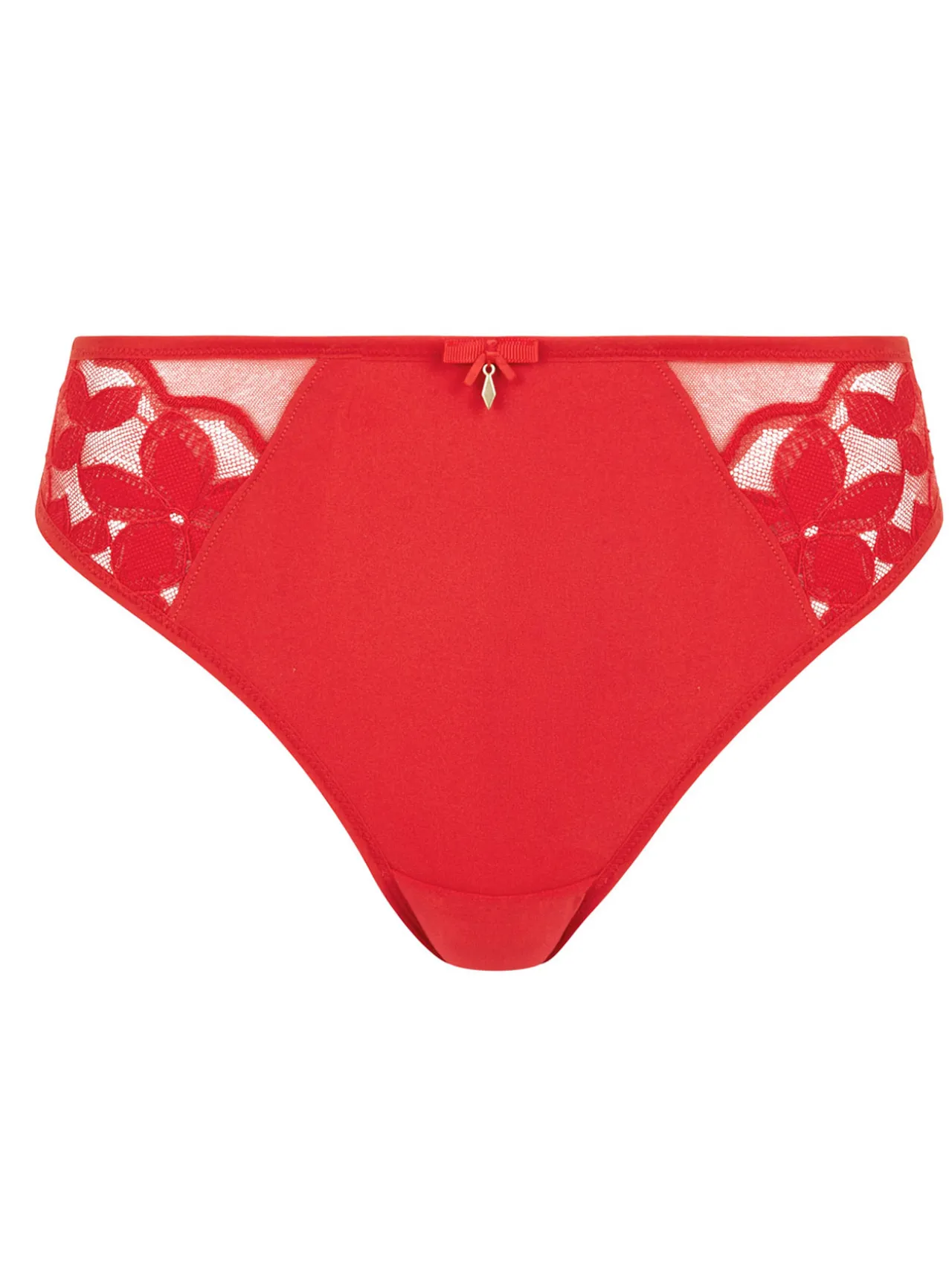 Culotte dentelle, tulle et microfibre