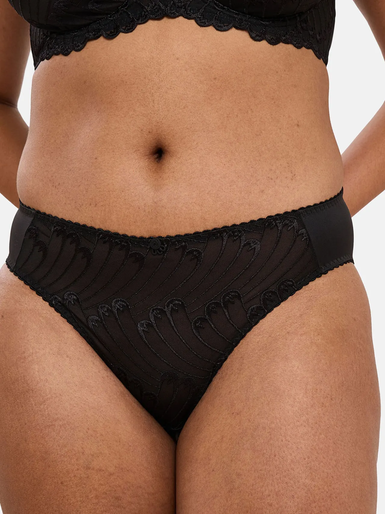 Culotte microfibre et broderie Narcisse