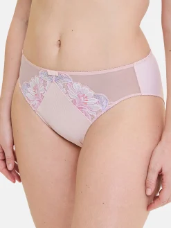 Culotte microfibre et dentelle