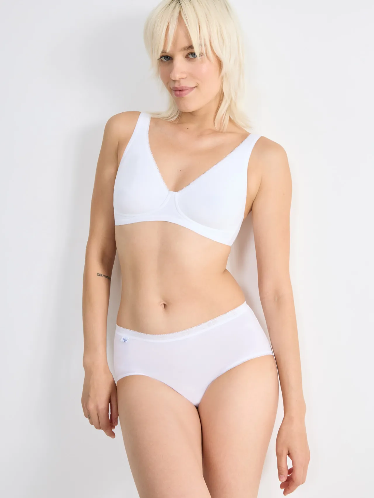 Culotte midi Basic + coton majoritaire